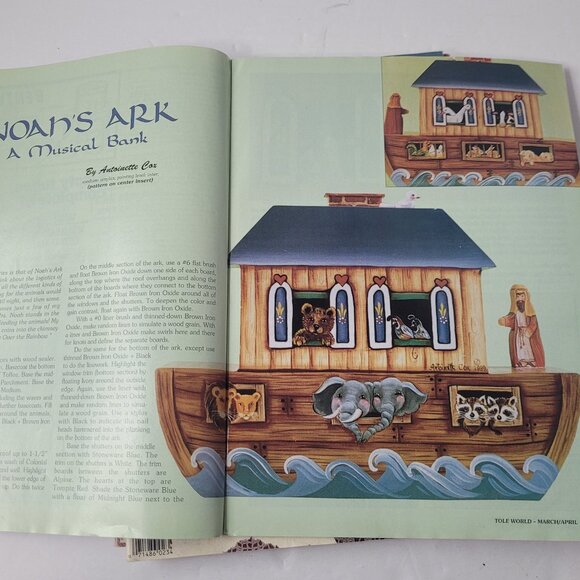 Vintage TOLE WORLD Magazines (6 Issues) 1993 & 94 Designs for Creative Painting - Picture 12 of 12